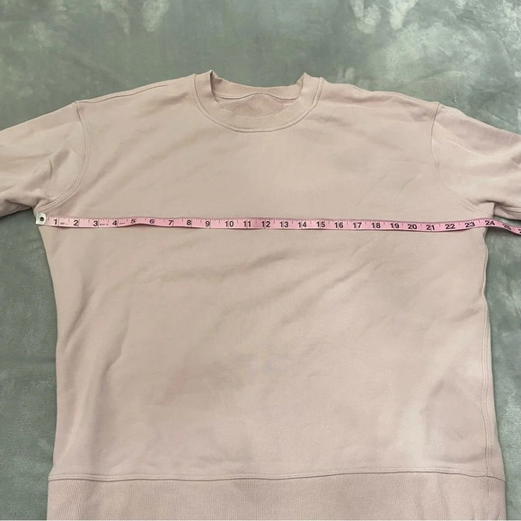 Lululemon Perfectly Oversized Crewneck Sweatshirt Feather Pink 27112 - Picture 8 of 9
